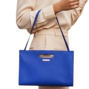 Michael Kors Tilda Convertible Clutch / Shoulder Bag – Rare Electric Blue